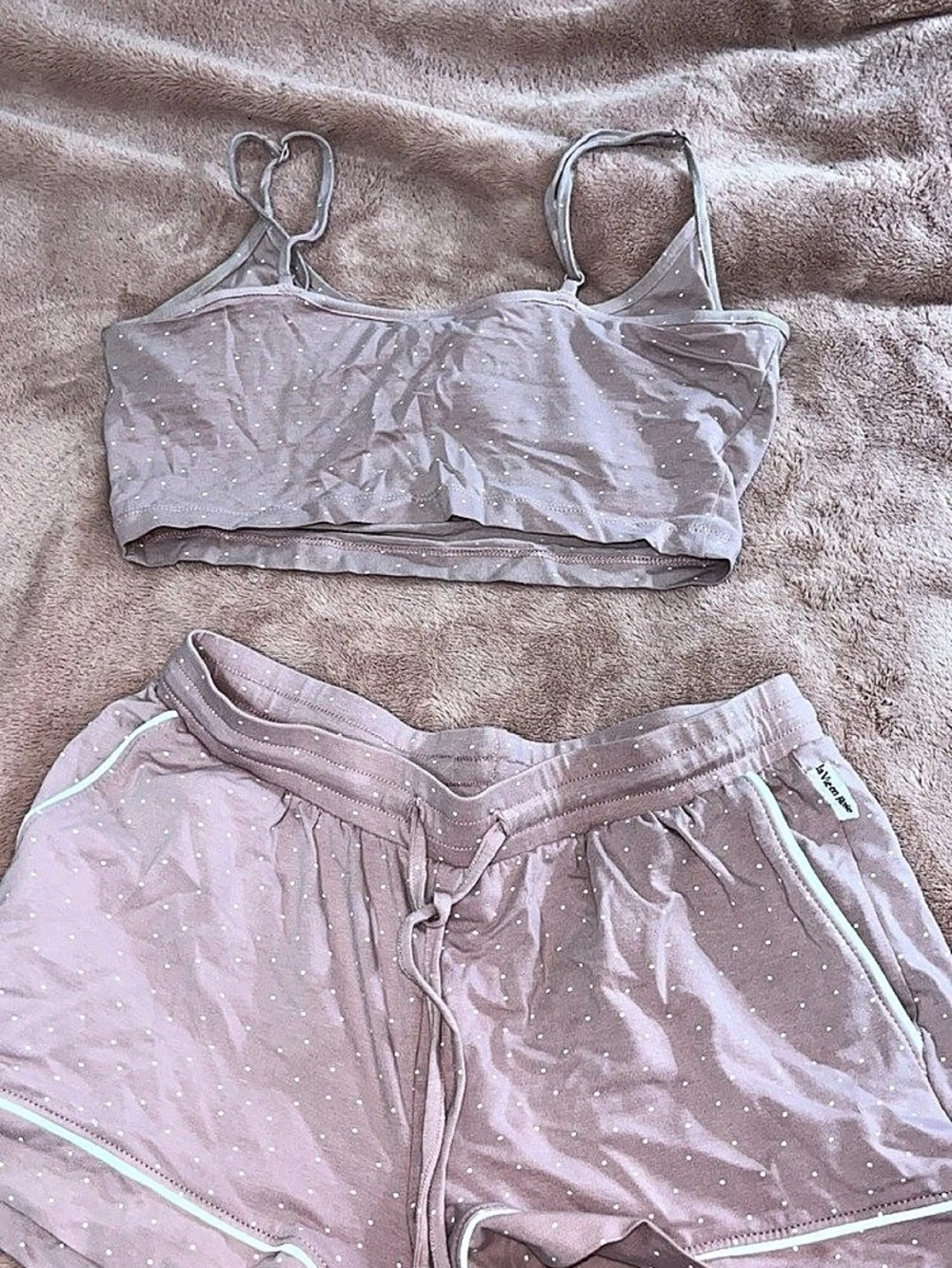 matching pajama set - la vie en rose